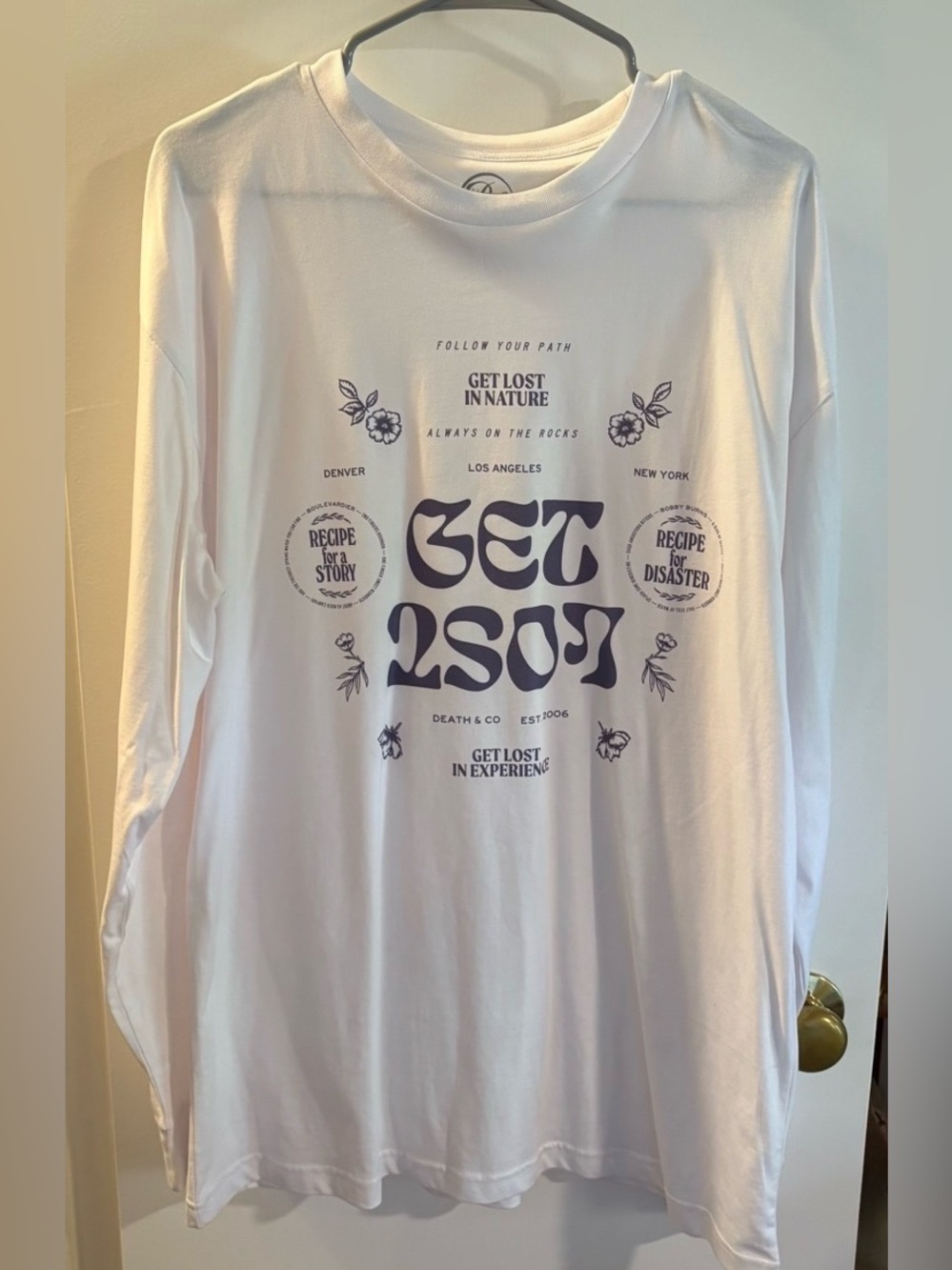 Death & Co | Get Lost Long sleeve Tee Shirt